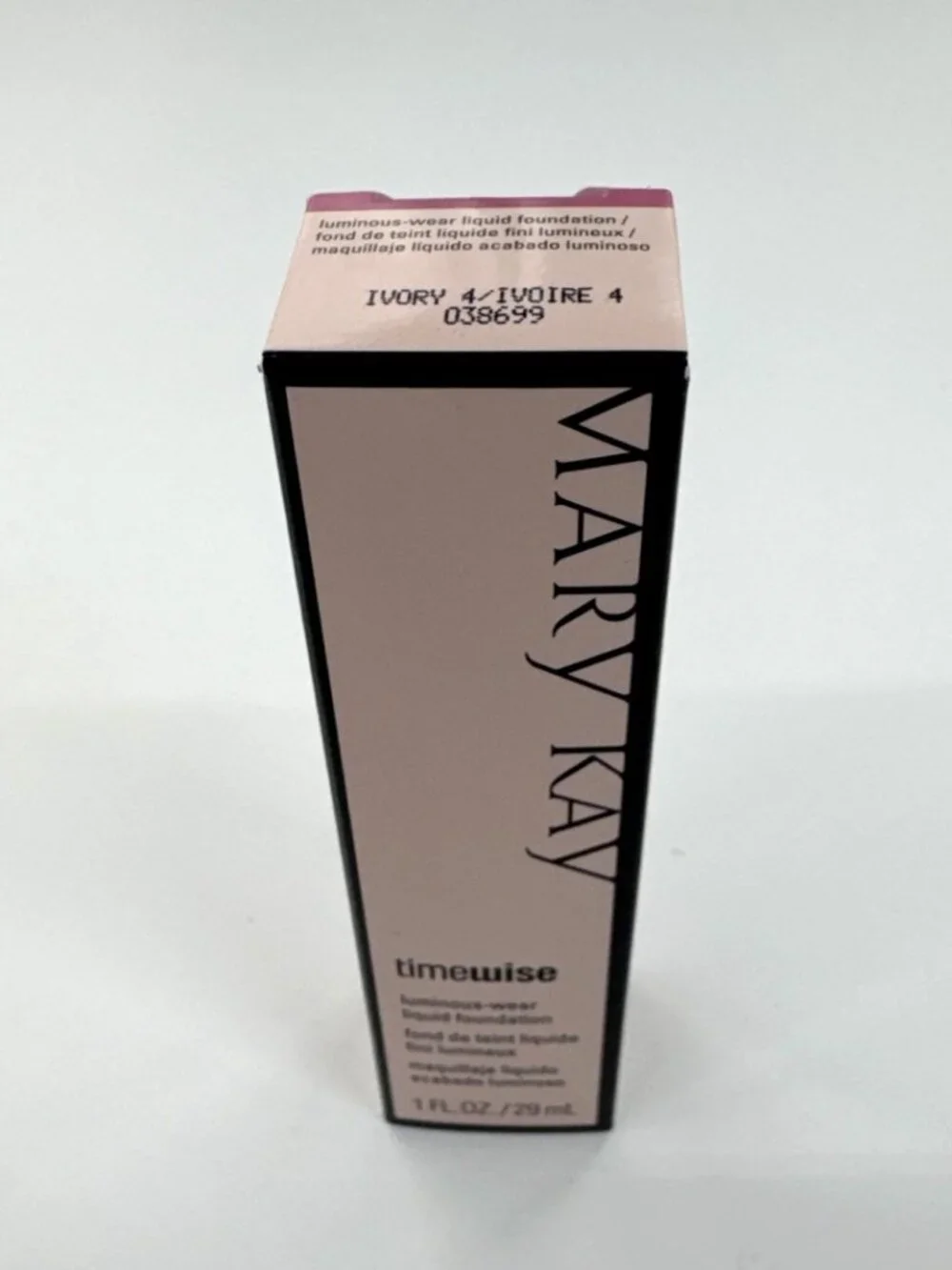 NEW Mary Kay Timewise Liquid Foundation Ivory 4 Luminous Wear Normal Dry Skin